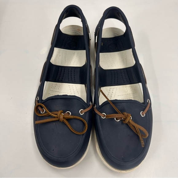 Crocs Women’s Beach Line Slip-On Boat Shoe Size 10 - Picture 2 of 7